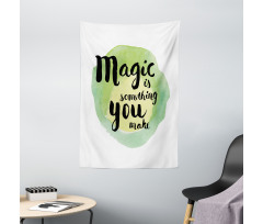 Watercolor Inspirational Art Tapestry