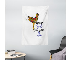 Let Your Soul and Spirit Fly Tapestry