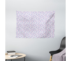 Creative Leaf and Petal Wide Tapestry