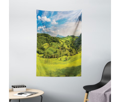 Tuscany Italy Farms Tapestry