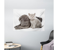 Lazy Neapolitan Mastiff Wide Tapestry