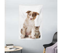 Border Collie Puppy Tapestry