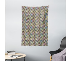 Creative Pastel Grid Art Tapestry