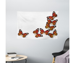 Spring Monarch Bug Wide Tapestry