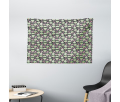 Childish Butterfly and Tree Wide Tapestry