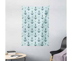 Zigzag Chevron Anchors Tapestry