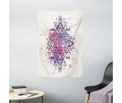 Motif Grunge Splashes Tapestry