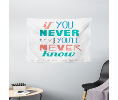 Inspiration Philosophy Wide Tapestry