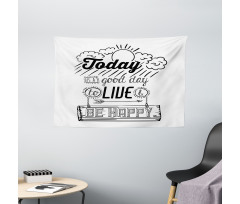 Inspiration Gratitiude Wide Tapestry