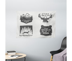 Stay Wild and Wander Wide Tapestry