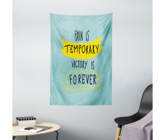 Victory is Forever Text Tapestry