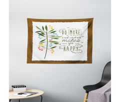 Mindfulness Flying Birds Wide Tapestry
