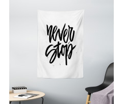 Never Stop Lettering Tapestry