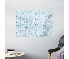 Overlapping Circles Art Wide Tapestry