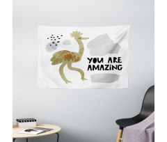 You are Calligraphy Wide Tapestry