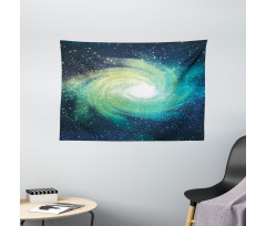 Outer Space Theme Stardust Wide Tapestry