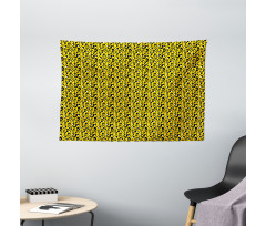 Leopard Art Wide Tapestry