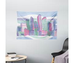 Funny Buildings in City Wide Tapestry