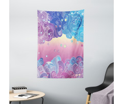 Clouds and Stars Tapestry