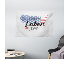 American Holiday Concept Wide Tapestry