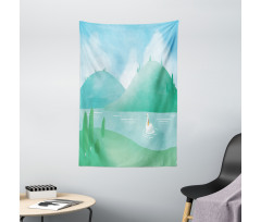 Spring Pastoral Landscape Tapestry