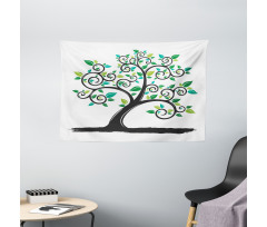 Abstract Minimalist Nature Wide Tapestry