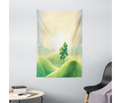 Sunrise on Rural Valley Tapestry