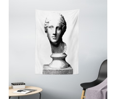 Woman Head Art Tapestry