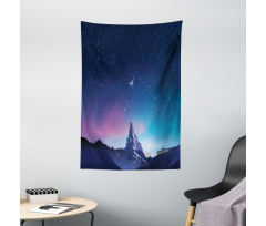 Aurora Borealis Mountain Tapestry