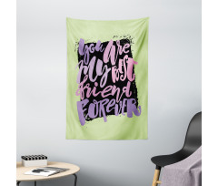 Vivid Words Lettering Tapestry