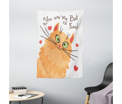 Kitten Motivation Tapestry