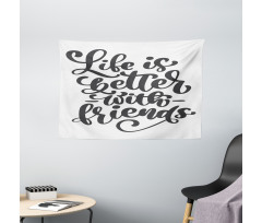 Friendship Love Wide Tapestry