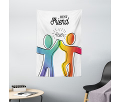 High 5 Buddies Art Tapestry