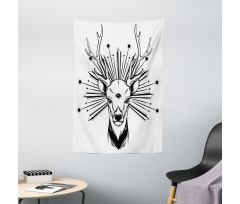 Elk Third Eye Occult Tapestry