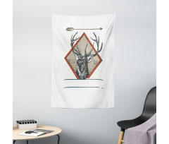 Hipster Wild Antler Tapestry