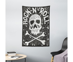 Gothic Ornate Skull Tapestry