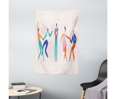 Dancing Men and Women Tapestry