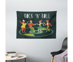 Hipster Themed Party Wide Tapestry