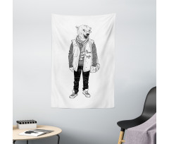 Fashionable Polar Bear Tapestry