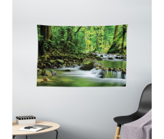 Tropic Mountain Stream Wide Tapestry