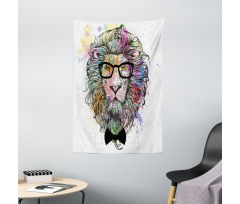 Lion Bow Creative Splashes Tapestry