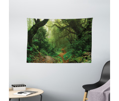 Forest in Asia Touristic Wide Tapestry