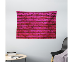 Grunge Bricks Art Wide Tapestry