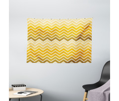 Chevron Zigzag Ombre Wide Tapestry