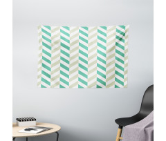 Herringbone Springtime Wide Tapestry