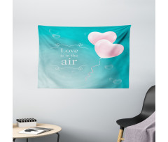 Heart Balloon Wide Tapestry