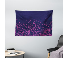 Modern Abstract Dots Wide Tapestry