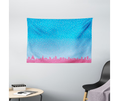 Petals on Skyline Wide Tapestry