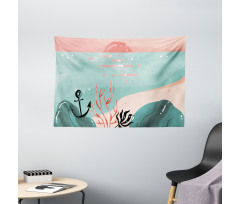 Abstract Underwater Wide Tapestry