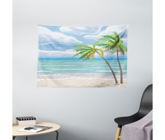 Summer Coast Wind Wide Tapestry